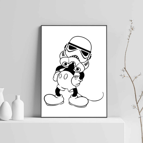 Star Wars Mickey Posters