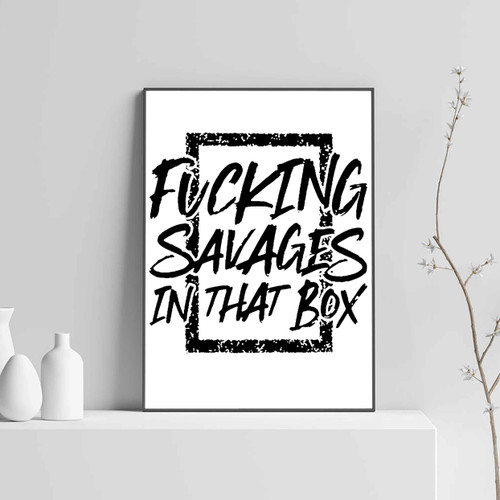 Yankees Savages Quote Posters