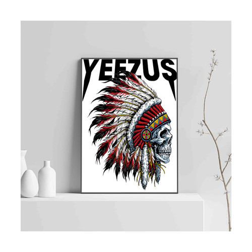 Yeezus Skull God Wants You Posters