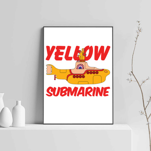 Yellow Submarine Logo Posters