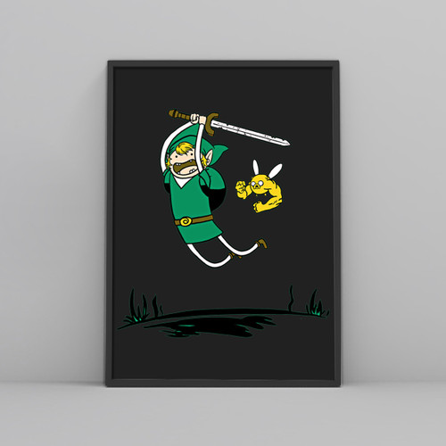 Adventure Of Zelda Jump Posters