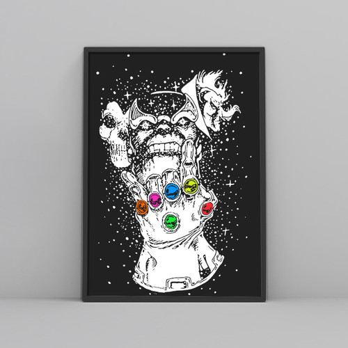 Avengers Infinity War Thanos Infinity Gauntlet Posters