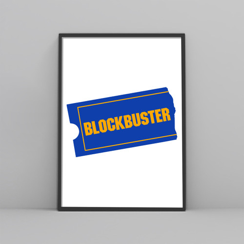 Blockbuster Logo Posters