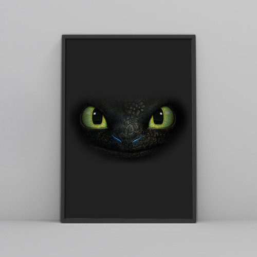How To Train Your Dragon Toothless 3D Posters