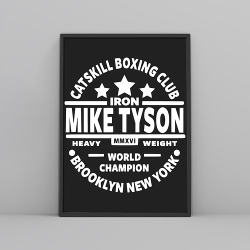 Iron Mike Tyson Catskill Boxing Club World Champ Posters