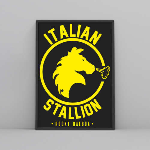 Italian Stallion Inspired Posters