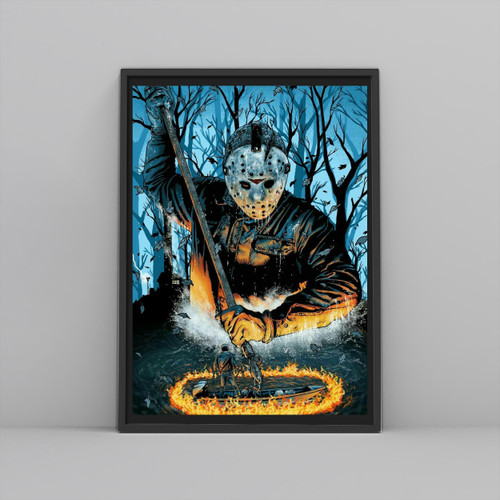Jason Voorhees Cover Horror Posters