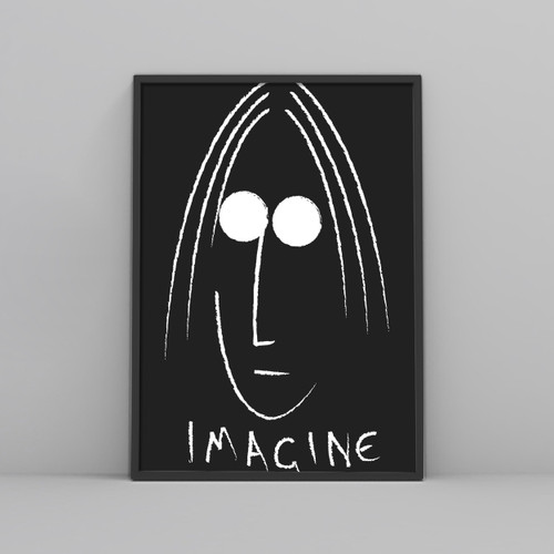 John Lennon Imagine Simple Posters