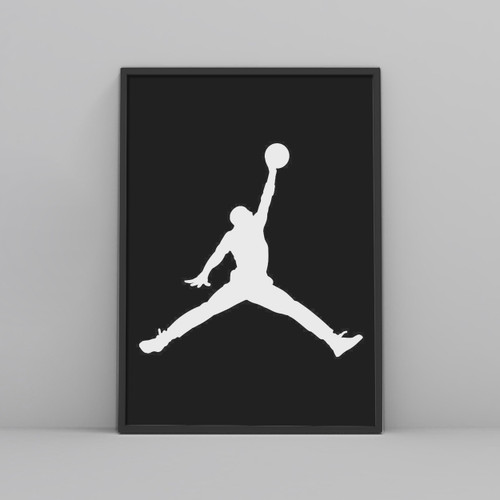 Michael Jordan Jump Silhouette Posters