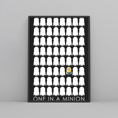 Minion One In A Minion Row Posters