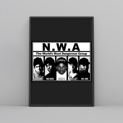 NWA Hip Hop Rappers Legends Posters