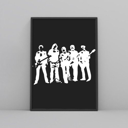 Personnel Band Silhouette Posters