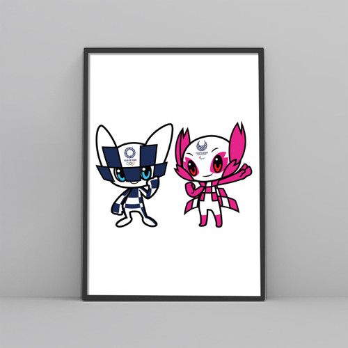 Tokyo Olympics 2020 Mascot Posters