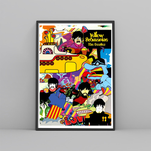 Yellow Submarine Movie Poster Posters