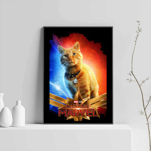 Captain Marvel Goose Distressed Posters