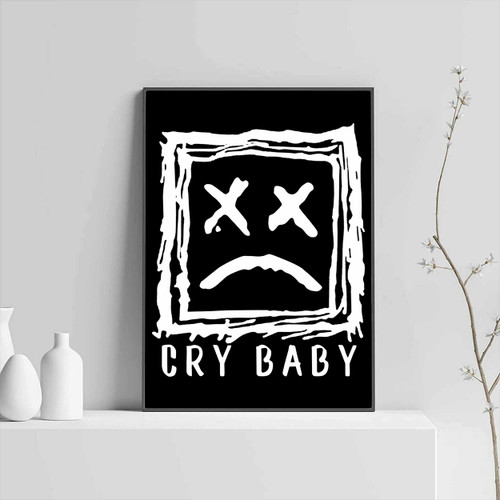 Lil Peep Sad Face Cry Baby Posters