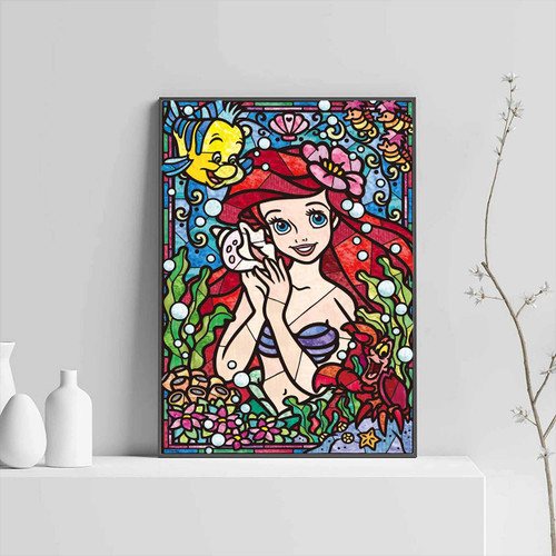 Little Mermaid Mozaic Posters