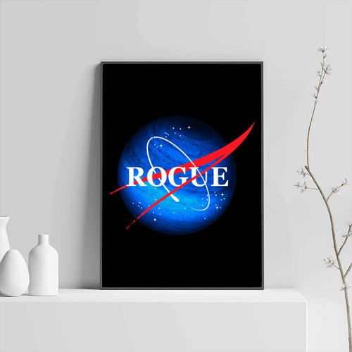 Rogue Nasa Planet Logo Posters