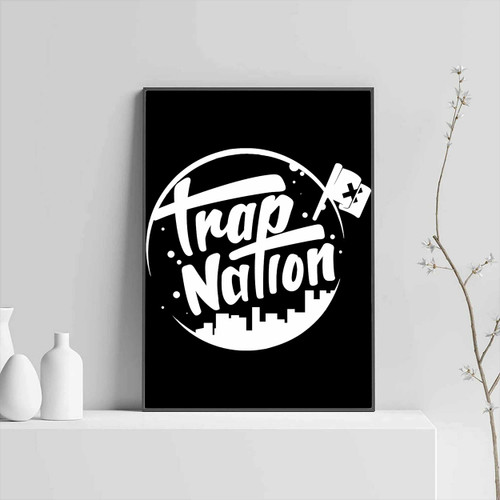 Trap Nation Logo Classic Drawing Posters