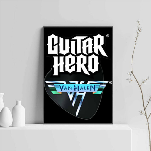 Van Hallen Vintage Guitar Hero Posters