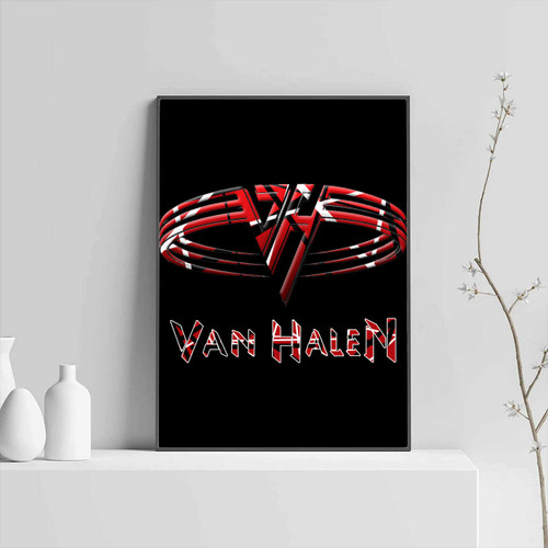 Van Hallen Vintage Logo Line Effect Posters