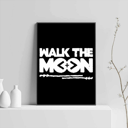 Walk The Moon Title Black And White Posters