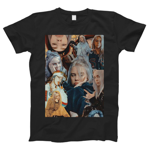 Billie Eilish Collage Expression Man's T shirt