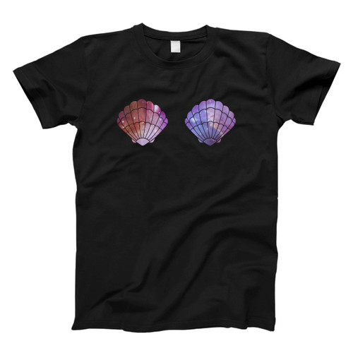 Mermaid Shell Bra Man's T shirt