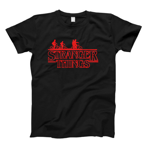 Stranger Things Bicycle Silhouette Man's T shirt