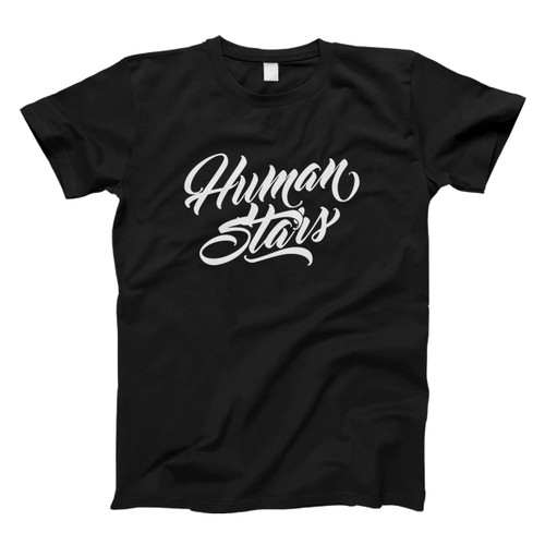 Typography Human Stars Man's T shirt