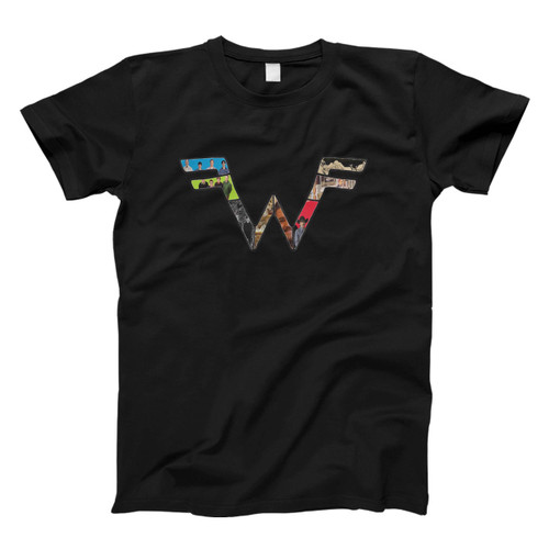 Weezer Logo With Photo Fan Art Man's T shirt