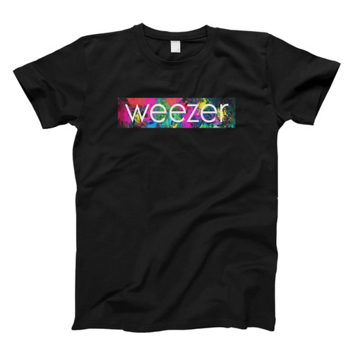 Weezer Title With Background Fan Art Man's T shirt