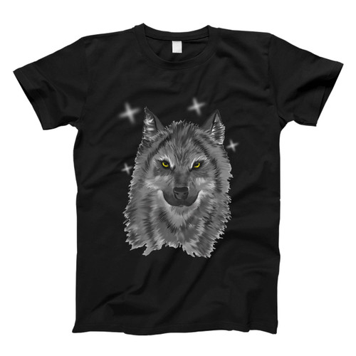 Wolf Skull Vectorized Man's T shirt