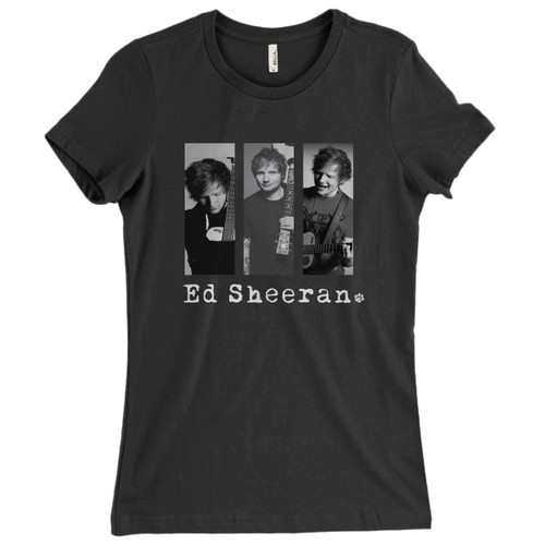 Ed Sheeran Three Photo Woman's T shirt