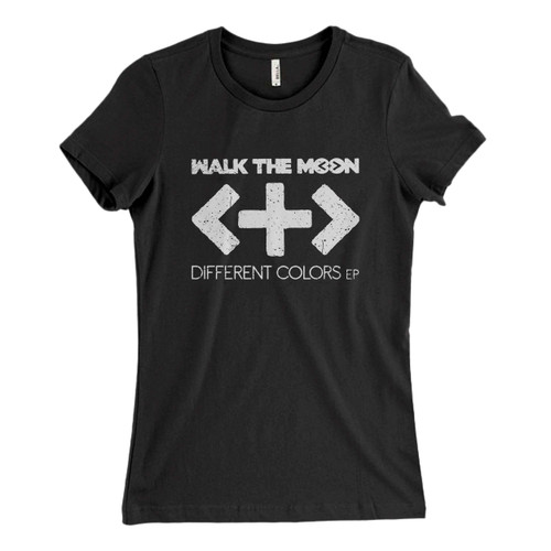 Walk The Moon Different Colors Logo Black And White Woman's T shirt