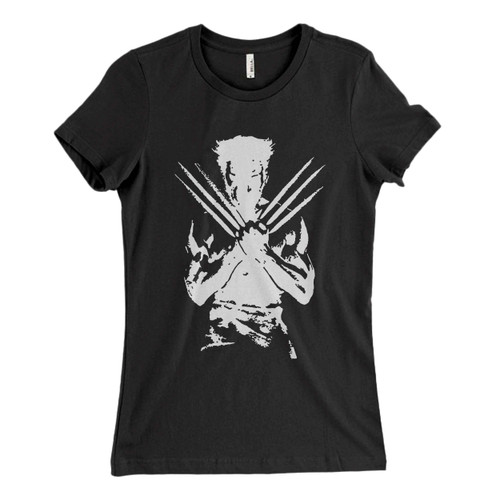 Wolverine Logan Distressed Effect Woman's T shirt