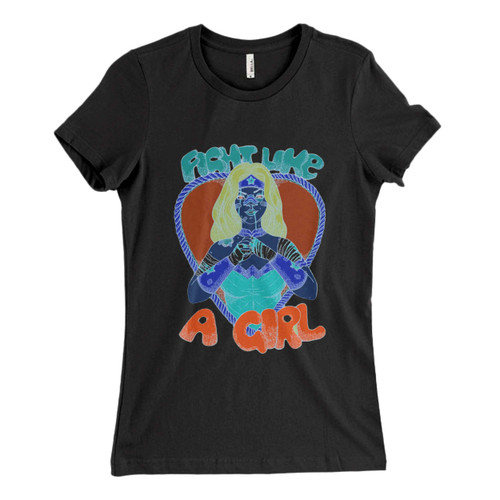 Wonder Fight Like A Girl Woman's T shirt