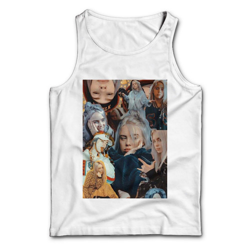 Billie Eilish Collage Expression Man Tank top