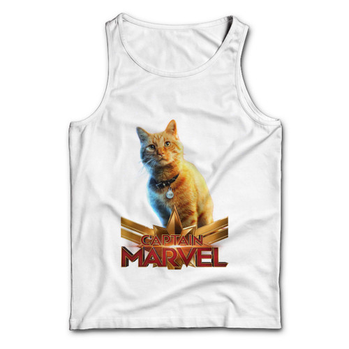 Captain Marvel Goose Clear Man Tank top