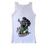 Dead Mermaid Zombie Sea Gag Skeleton Skull Man Tank top