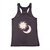 Sun And Moon Engraved Wood Woman Tank top
