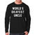 Worlds Okayest Uncle Quotes Long Sleeve Shirt Tee