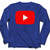 Youtube Logo 2017 Long Sleeve Shirt Tee