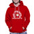 Novelty Christmas Xmas Santa Wreath Unisex Hoodie