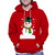 Novelty Christmas Xmas Snowman Unisex Hoodie