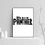 Black Panther Cover Logo Posters