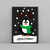 Novelty Christmas Merry Christmas Penguin Posters