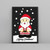 Novelty Christmas Xmas Cute Santa Posters