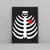 Xray Skeleton With Heart Posters