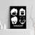 Weezer Cartoon Black And White Posters